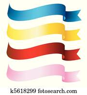 ribbons,, banner ribbons,, banner