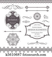 Various design elements Various design elements