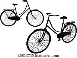 בציר, bicycle,, וקטור