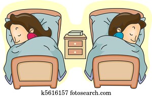 띠로따로의, 침대