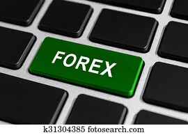 FOREX or Foreign exchange button on keyboard