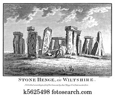 Stonehenge in 1786 Stonehenge in 1786