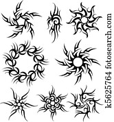 tribal tattoo star tribal tattoo star