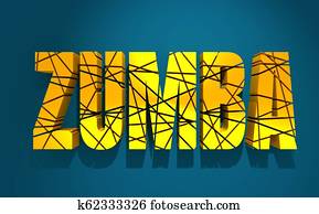 Zumba dance illustration. Zumba dance illustration.