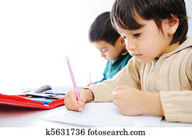 aprendizagem, processo, cute, crianças