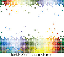 color, pixeles, extracto, plano de fondo