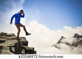 man on the edge of the abyss