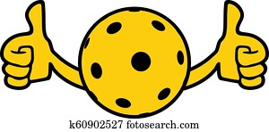 pickleball ball with arms pickleball ball with arms