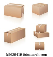 Shipping boxes collection Shipping boxes collection