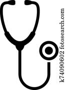 סטטוסקופ, רפואי, סמל