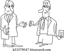 business, négociations, illustration