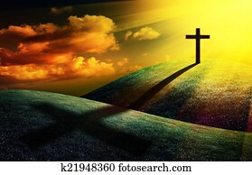 cristão, crucifixos