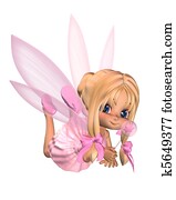 Cute Toon Ballerina Fairy in Pink 2 Cute Toon Ballerina Fairy in Pink 2
