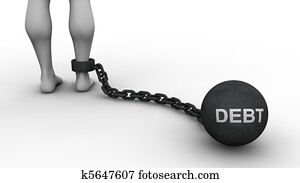 Debt concept 