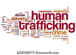 Human trafficking word cloud Human trafficking word cloud