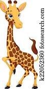karikatur, giraffe karikatur, giraffe