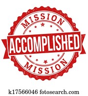 Mission accomplished stamp Mission accomplished stamp