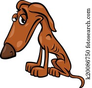 poor hungry dog cartoon illustration poor hungry dog cartoon illustration