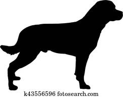 Download Clipart of Rottweiler u10308160 - Search Clip Art, Illustration Murals, Drawings and Vector EPS ...