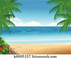 tropischer strand tropischer strand