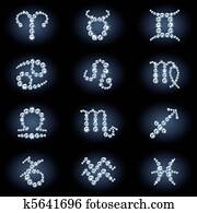 יהלום, זודיאק