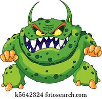 כועס, מפלצת ירוקה