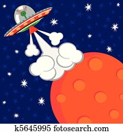 外国人, 宇宙船, 発射, birthday