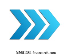 Blue arrows Blue arrows