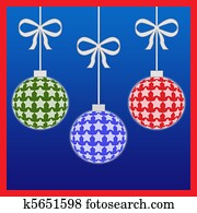 Colorful christmas ornaments Colorful christmas ornaments