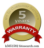 Customer service warranty seal Customer service warranty seal