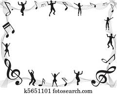 music note frame 
