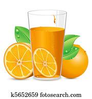 Orange Juice Clip Art | Our Top 1000+ Orange Juice Vectors | Fotosearch