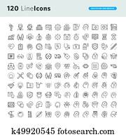 Set of premium concept icons for healthcare and medicine Set of premium concept icons for healthcare and medicine