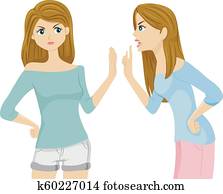 נער, ילדות של תאום, התווכח, דוגמה