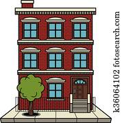 Apartment building vector Apartment building vector