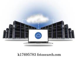 Cloud Hosting Concept Cloud Hosting Concept