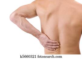 man with back pain man with back pain