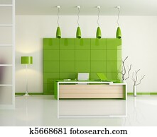 modern green office