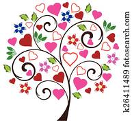 Royal poinciana tree with red flower stock image  k14895151  fotosearch