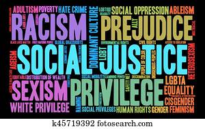 social, justicia, palabra, nube