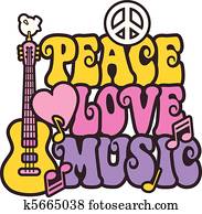 שלום, אהוב, מוסיקה, ב, צבעים מוארים