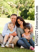 اسرة, الجلسة في الحديقة