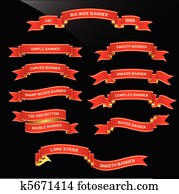 Banner Ribbon Scroll Banner Ribbon Scroll