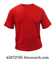 red sport t-shirt