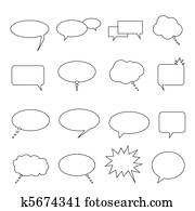 speech,, talk, und, gedanke, luftballone speech,, talk, und, gedanke, luftballone