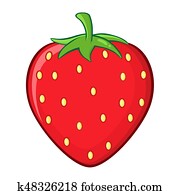 Strawberry Fruit Cartoon Drawing Simple Design Strawberry Fruit Cartoon Drawing Simple Design