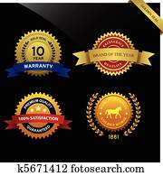 Warranty Guarantee Seal Award Warranty Guarantee Seal Award
