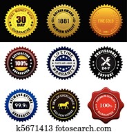 Warranty Guarantee Seal Award Warranty Guarantee Seal Award