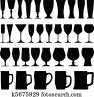 יין, כוס של בירה, חפון