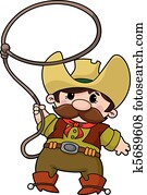 cowboy with lasso cowboy with lasso